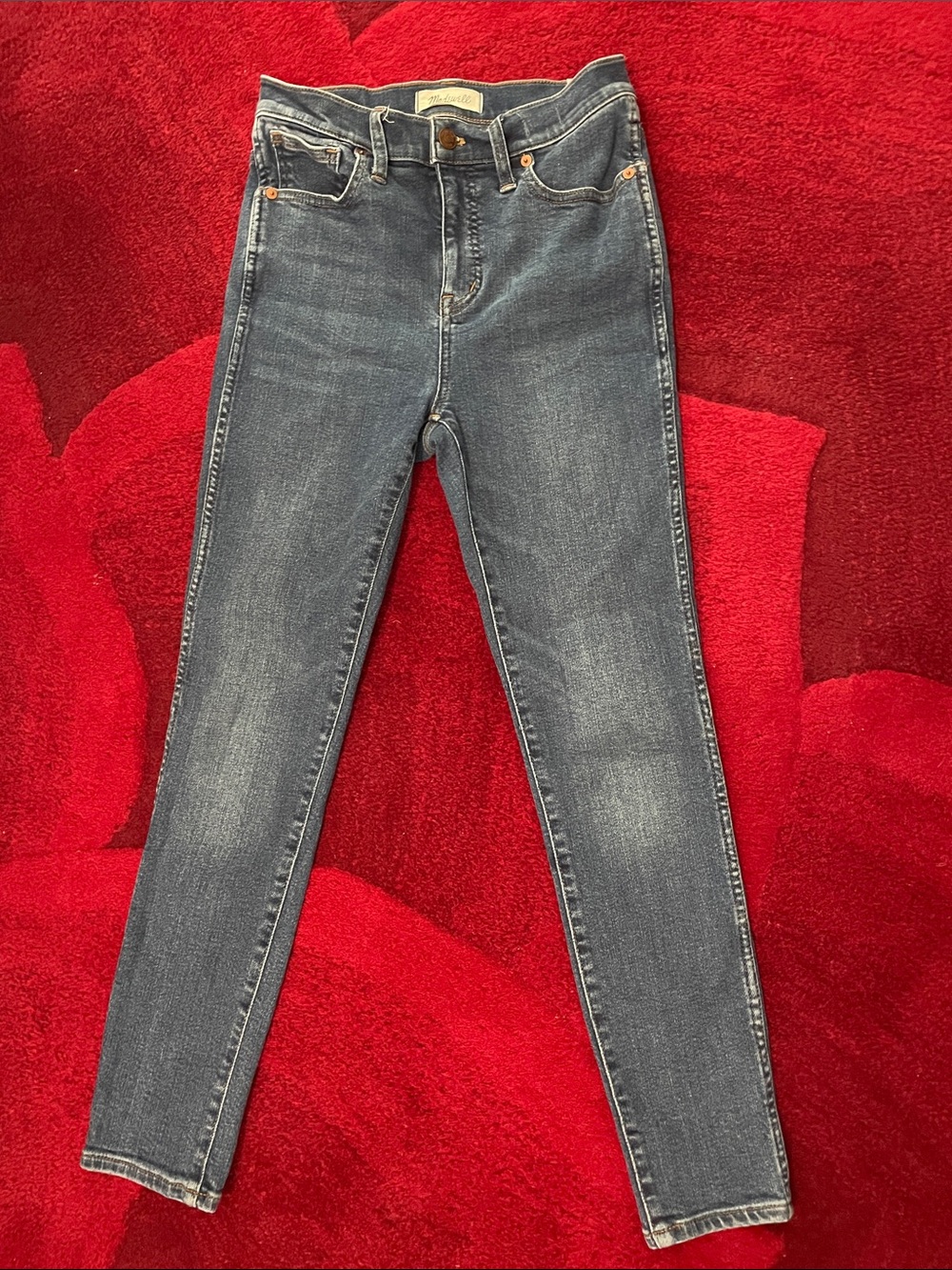 Madewell Skinny Jeans in Faded Blue